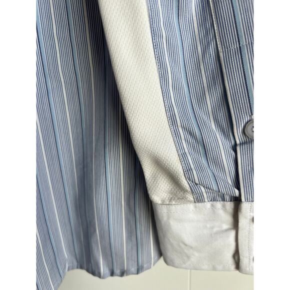 NWT Romfh Drilex Dressage Shirt Blue Stripe - Size 40 - Picture 7 of 11